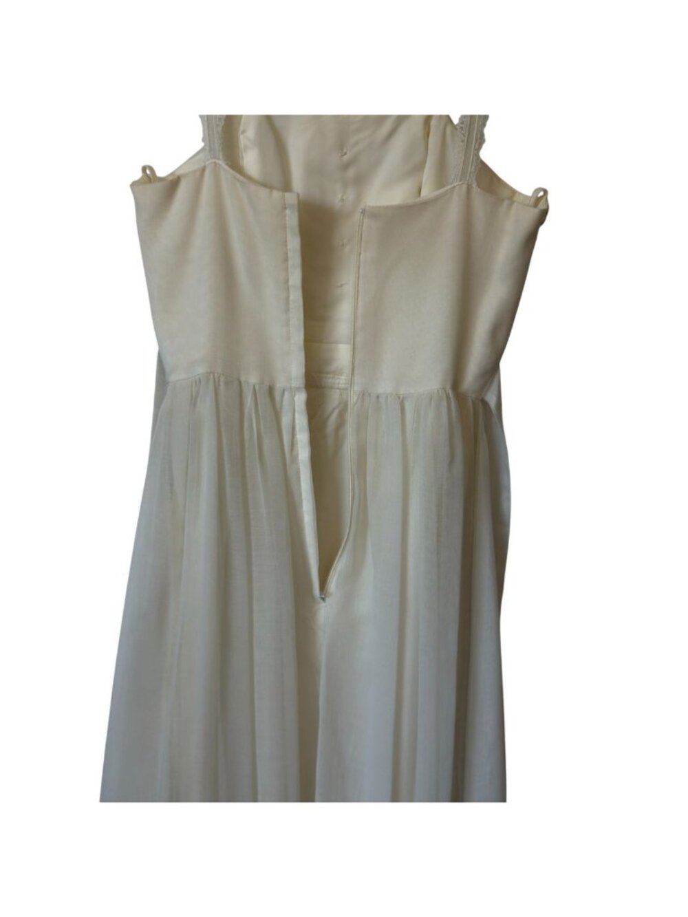 Vtg Candi Jone Maxi Dress Size S Gunne Sax Styled Prairie Lined Tiered Skirt 70' - Picture 14 of 16